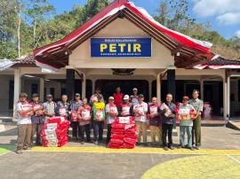 DISTRIBUSI BANTUAN BENIH JAGUNG